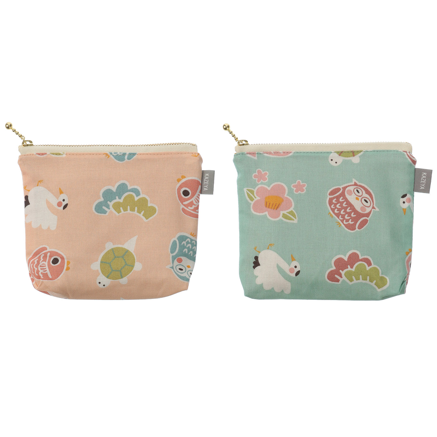 ファスナーポーチ めでたい - 画像1