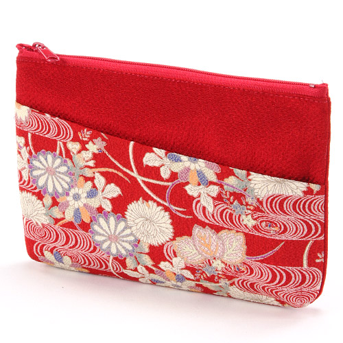 ちりめん ポケット付ポーチ - 画像2