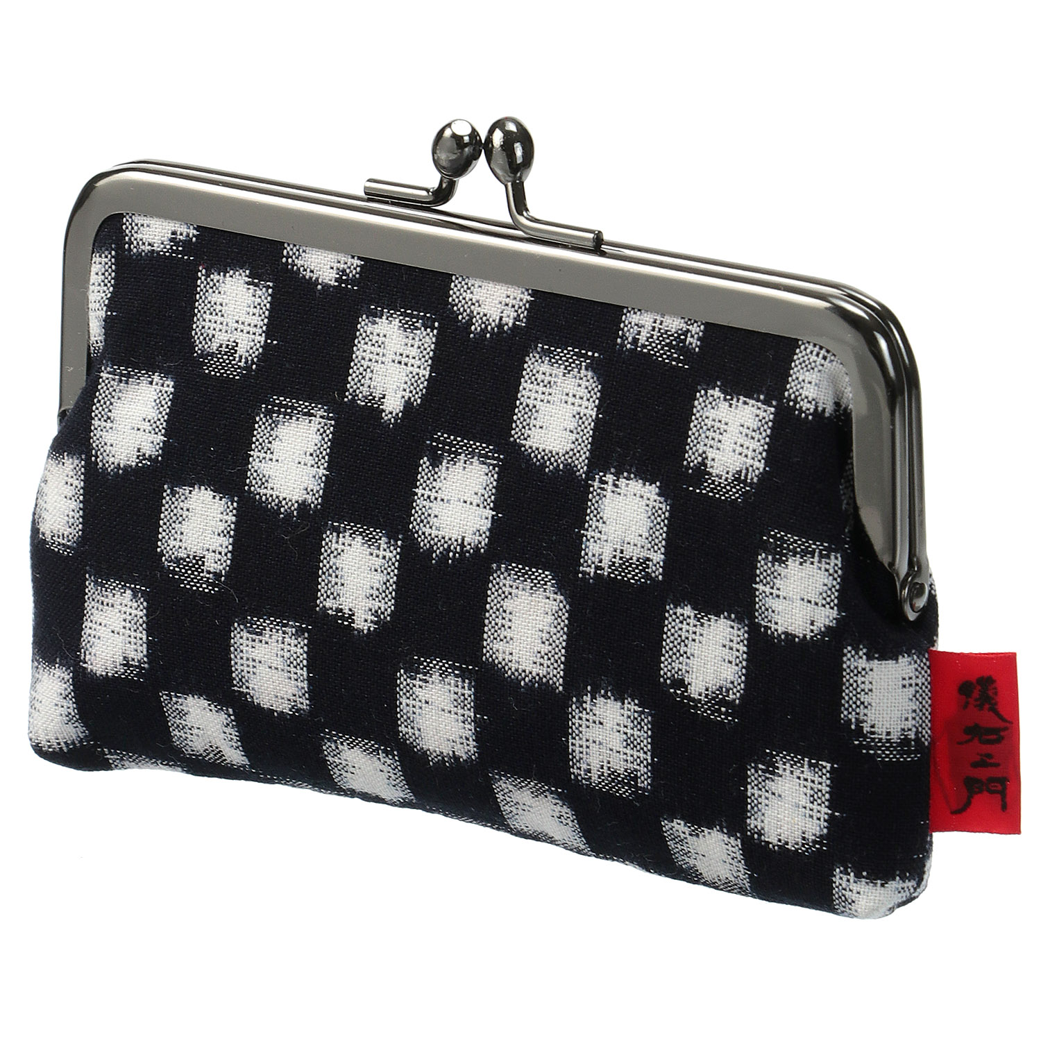 久留米絣 がま口3．8寸 カード入 - 画像5