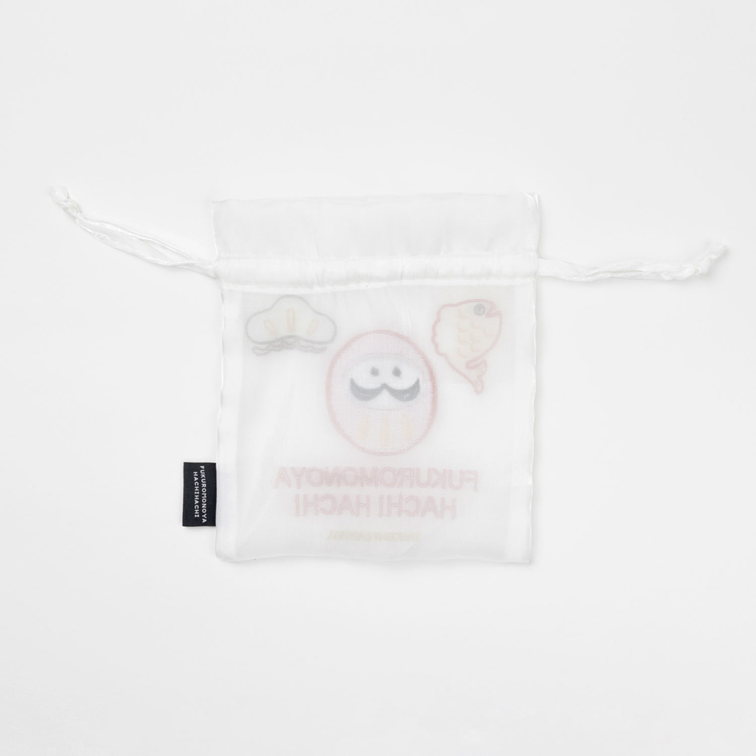 八八 エコオーガンジー巾着L - 画像3