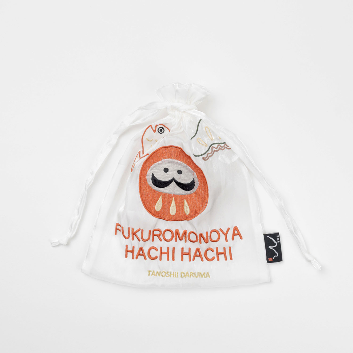 八八 エコオーガンジー巾着L - 画像1