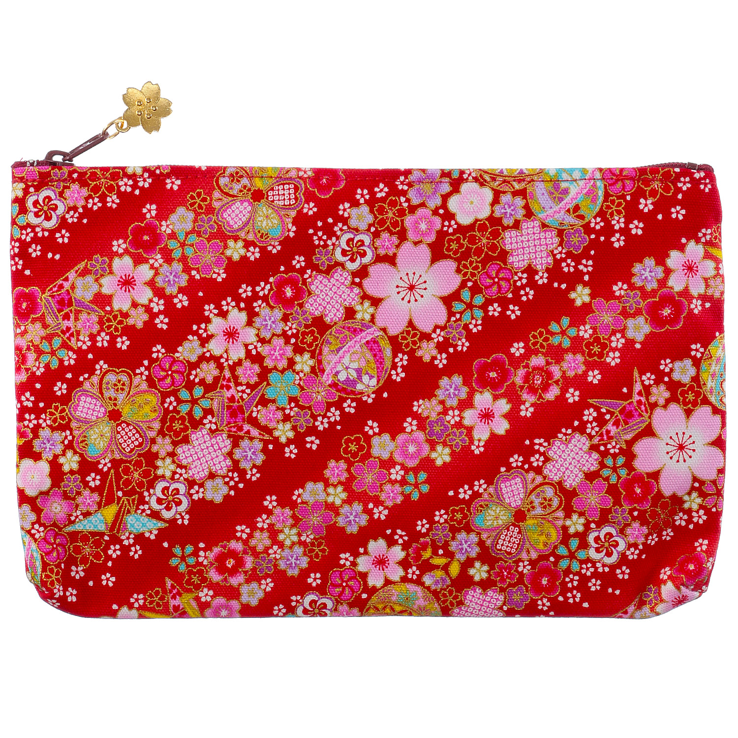 【2026年4月1日より価格変更】友禅花てまり  角平ポーチ - 画像3