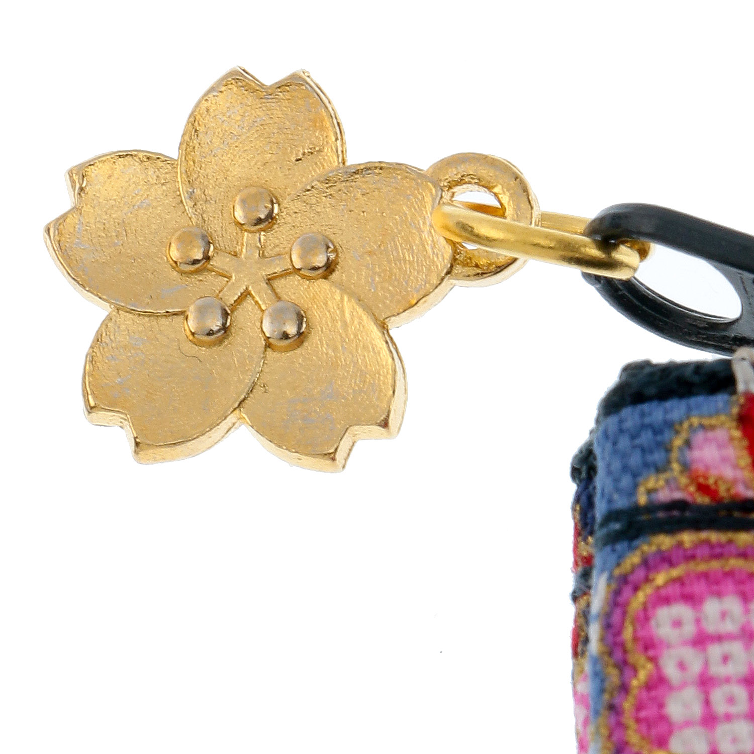 友禅花てまり  角平ポーチ - 画像5