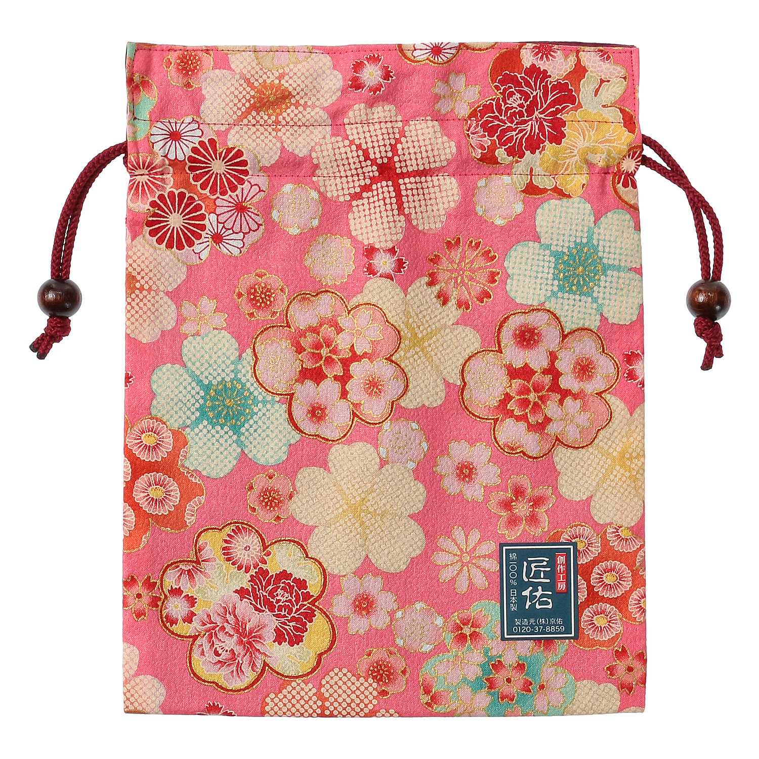 平巾着 四季彩 桜 - 画像2