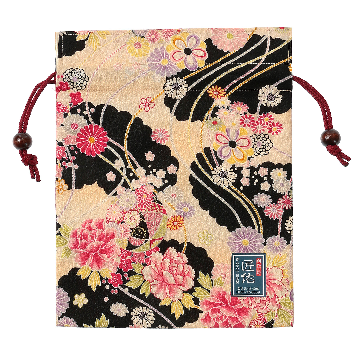 平巾着 四季彩 ぼたん - 画像2