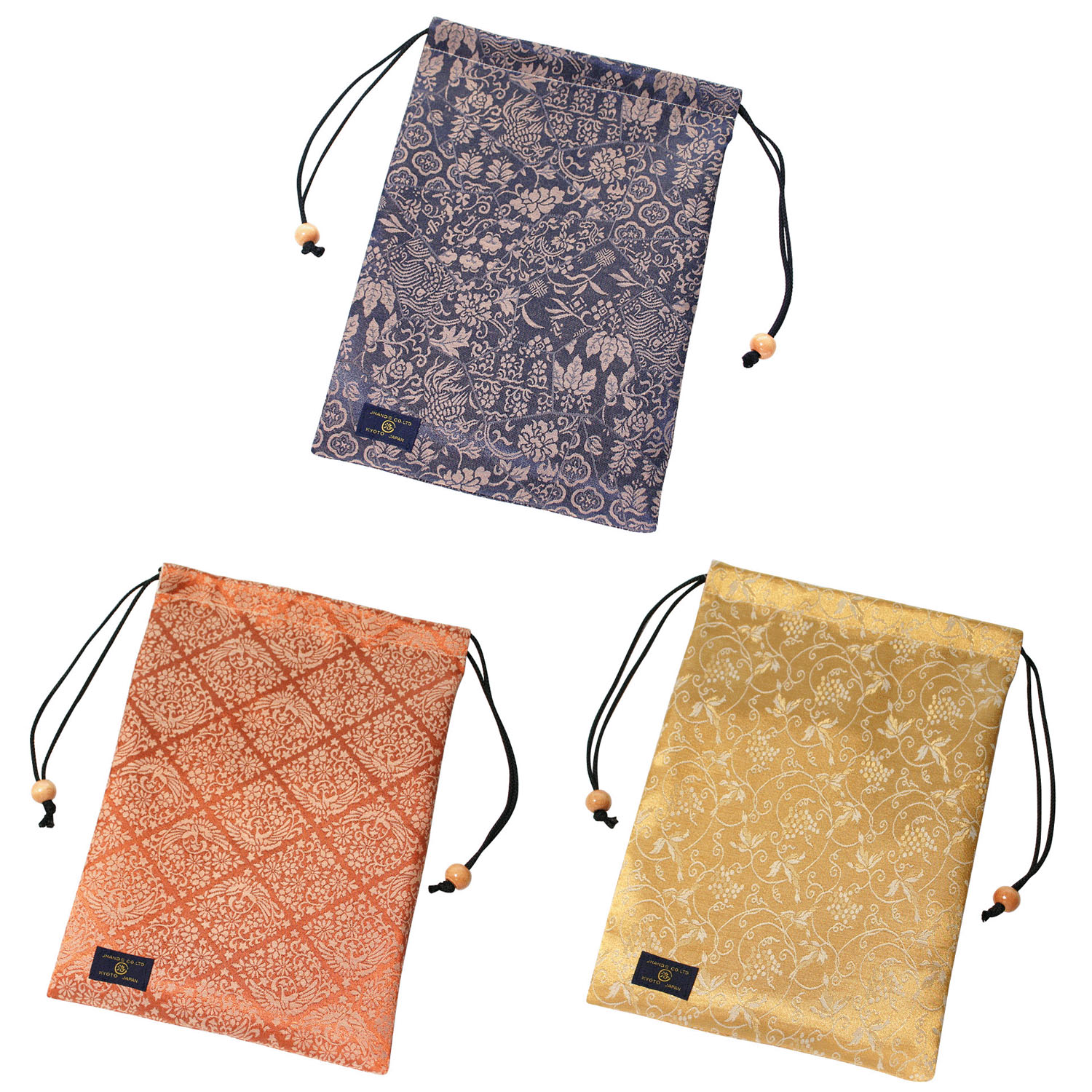 緞子シリーズ  巾着 - 画像1