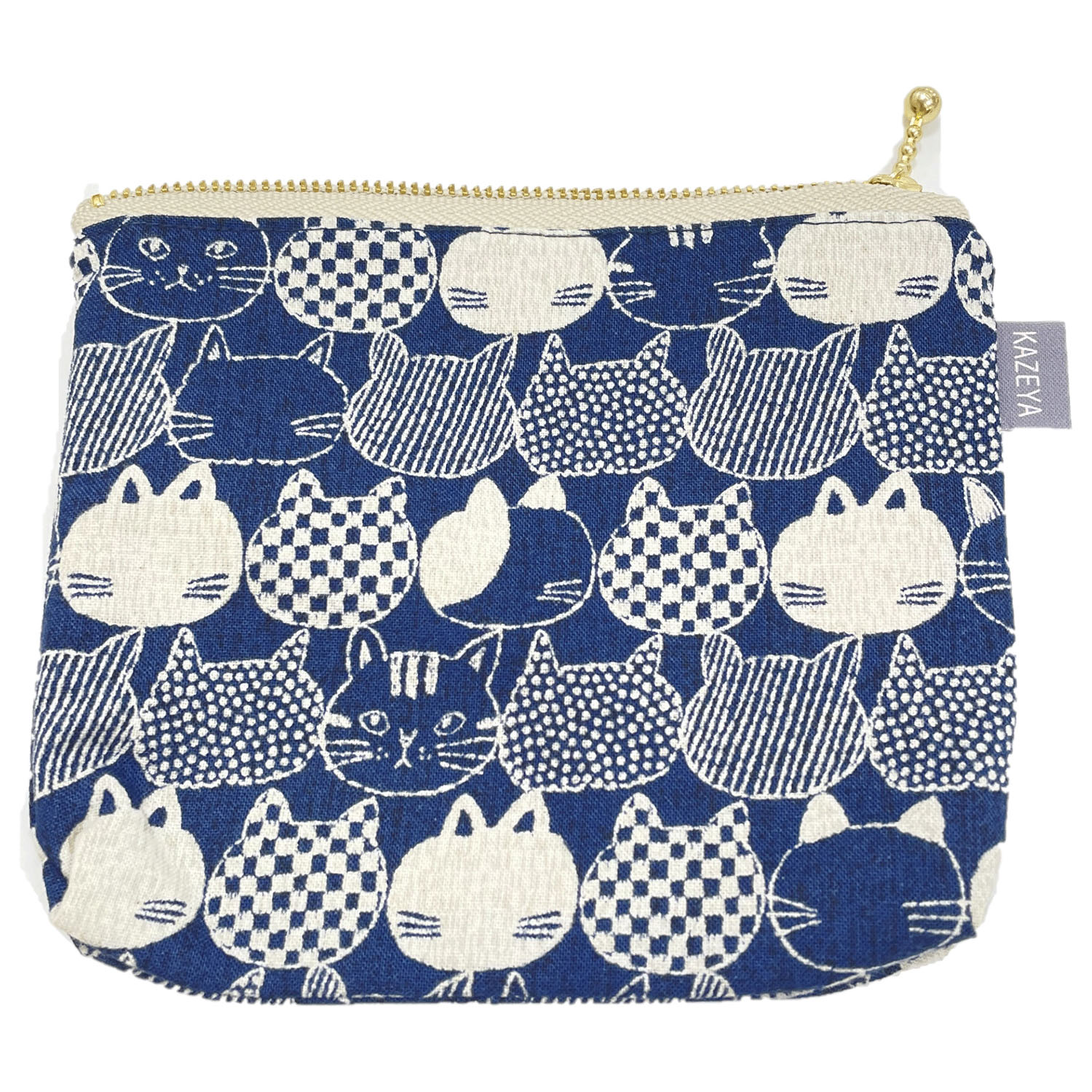 玉付ファスナーポーチねこ - 画像3