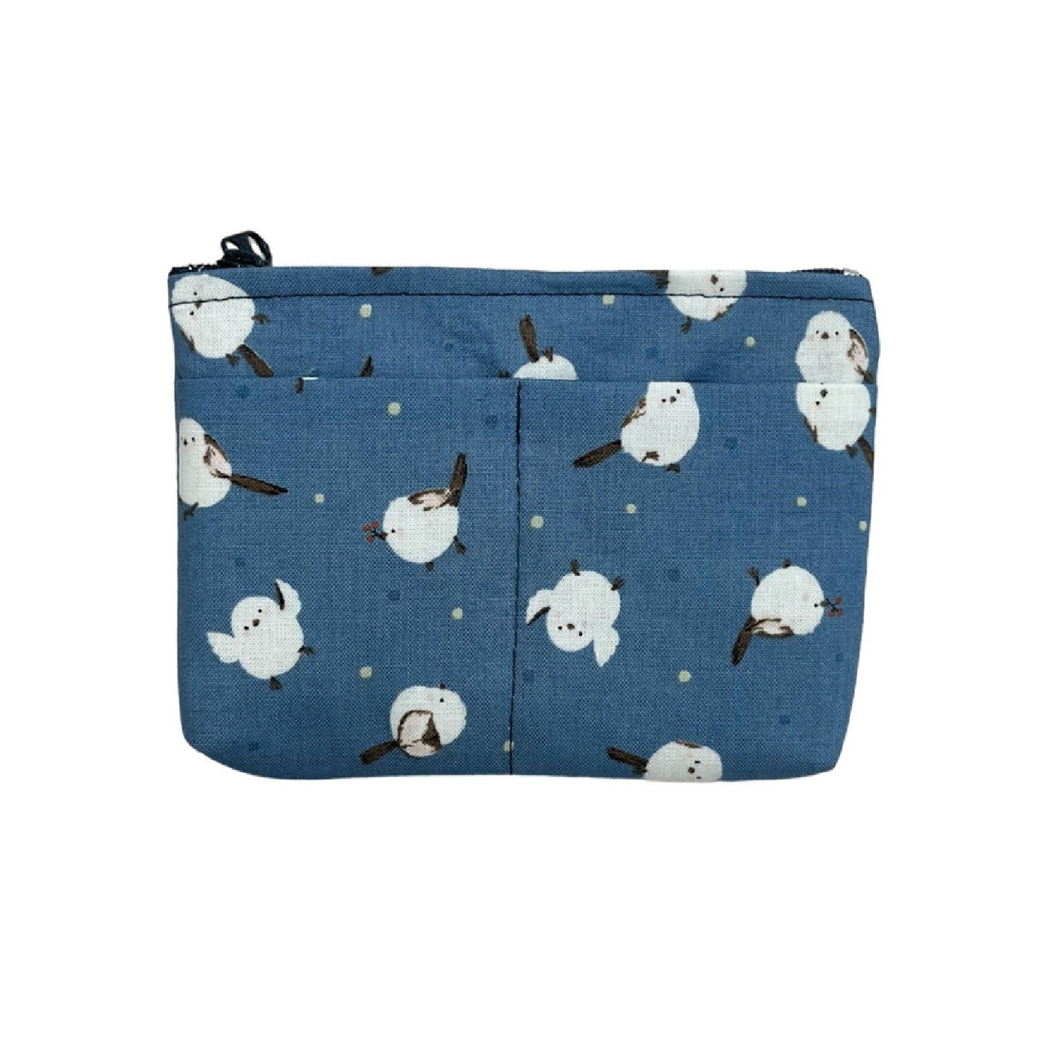 シマエナガ前ポケット付カードポーチ - 画像3