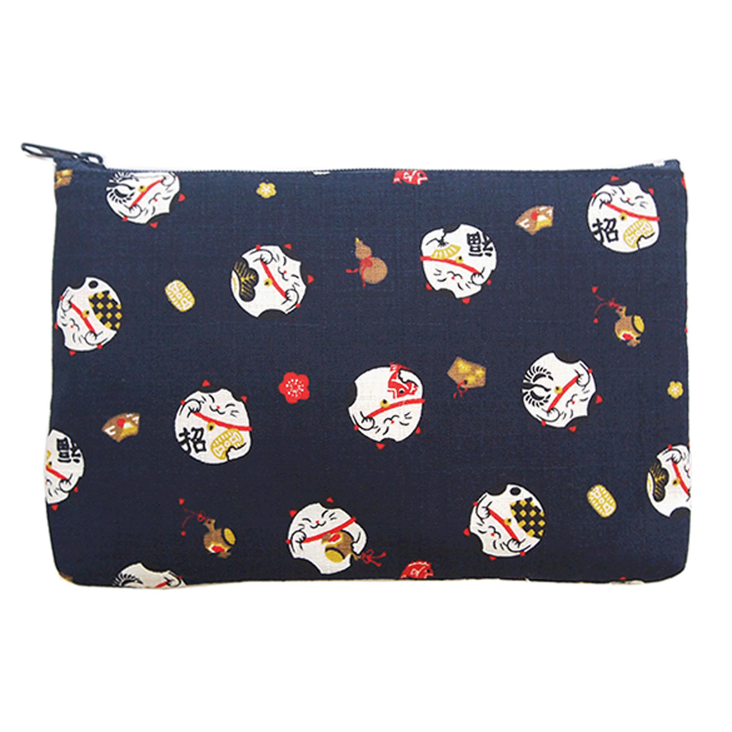 縁起屋福丸ねこ 平ポーチ小 - 画像3