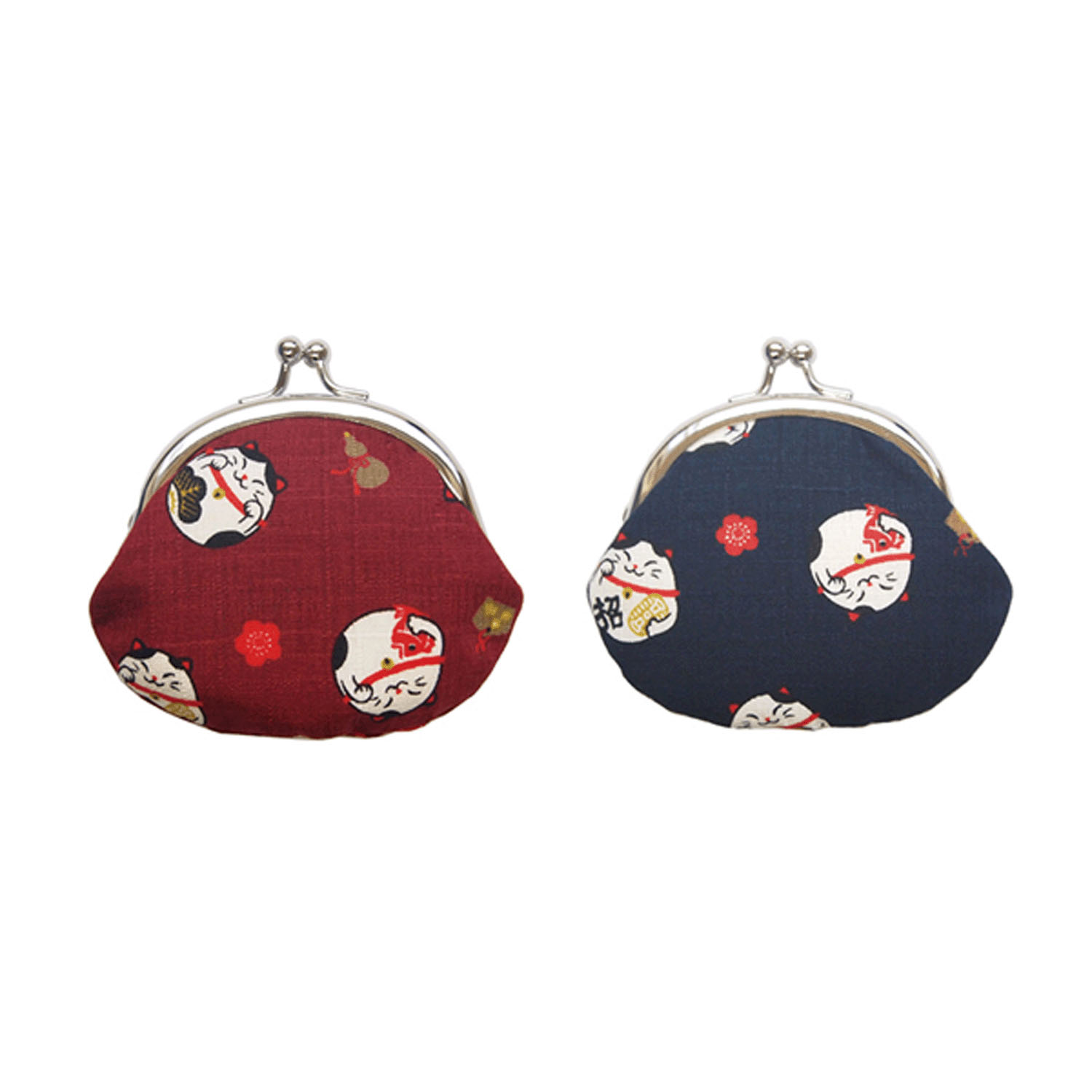 縁起屋福丸ねこ  2．6寸がま口