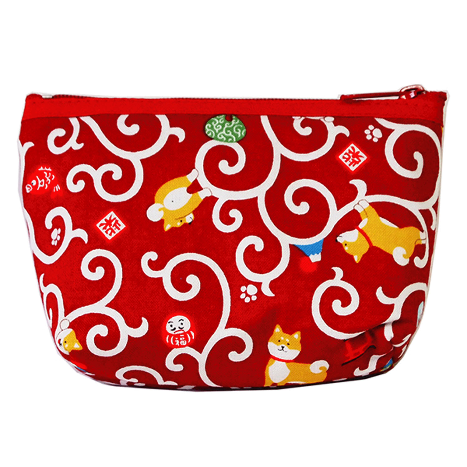 縁起屋 柴犬唐草 ミニポーチ - 画像2