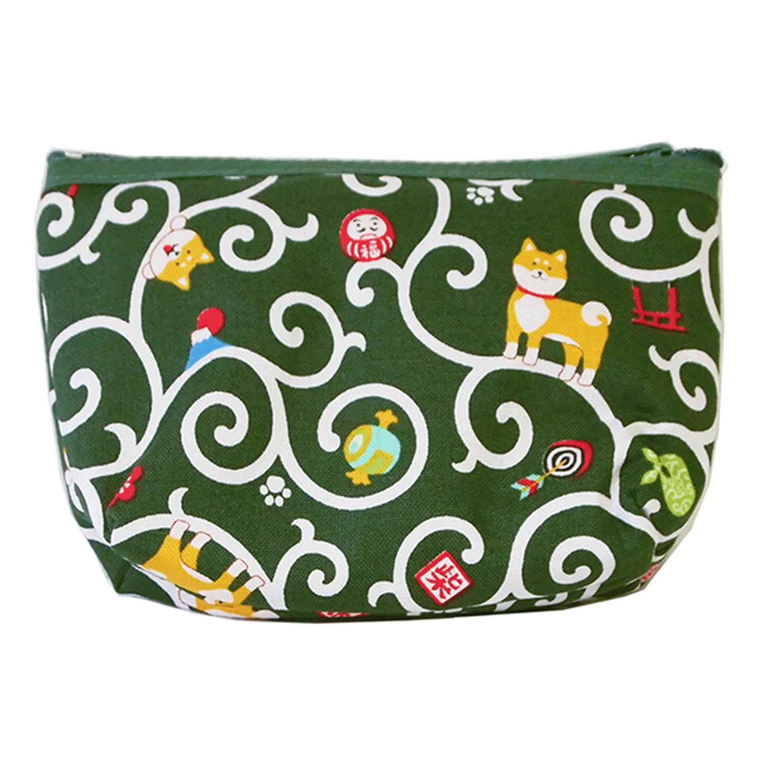 縁起屋 柴犬唐草 ミニポーチ - 画像3