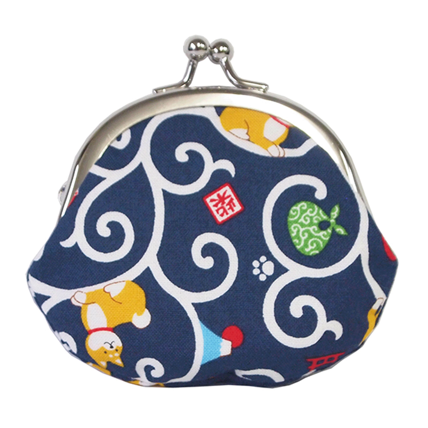 縁起屋 柴犬唐草 2．6寸がま口 - 画像4