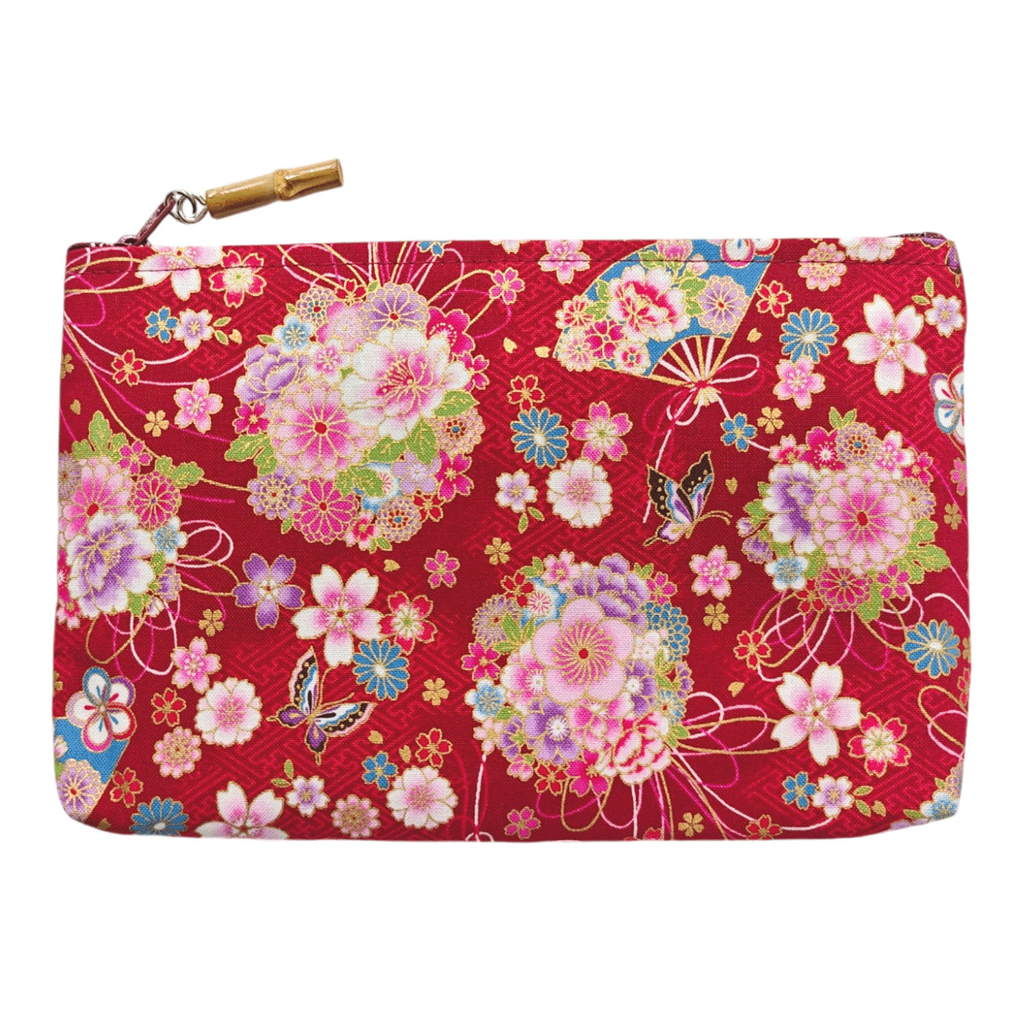 華ざくら 竹玉付角平ポーチ - 画像3