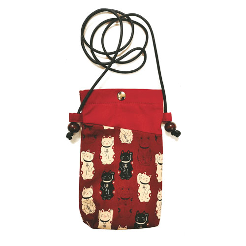 新スマホポシェット 招き猫（ロングタイプ）