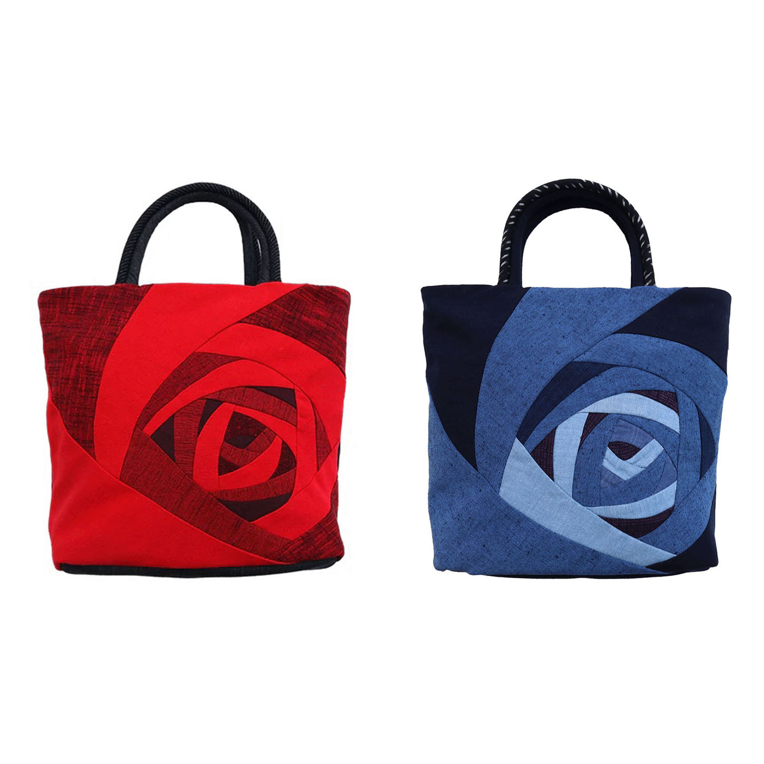 久留米絣 儀右ヱ門 トートバッグ ローズガーデン