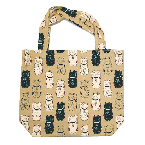 【2026年4月1日より価格変更】福あつめ 招き猫 ちょこっとバッグ（裏・不織布張り） - 画像2