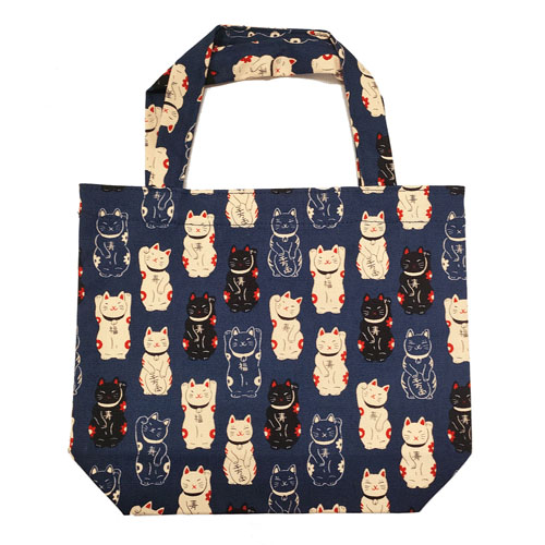 福あつめ 招き猫 ちょこっとバッグ（裏・不織布張り） - 画像4