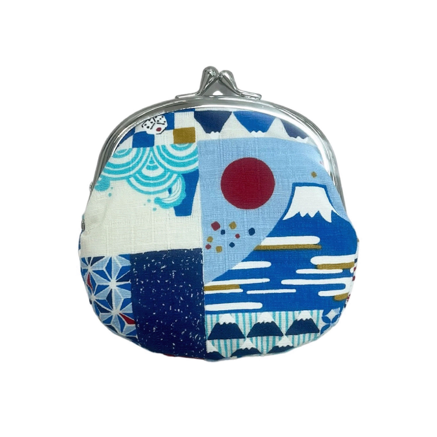 3．3寸がま口 縁起屋富士山 - 画像1