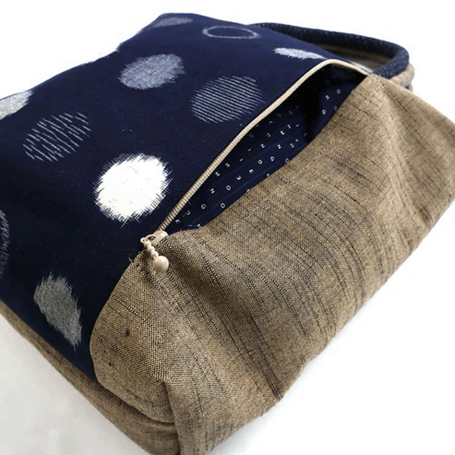 久留米絣 儀右ヱ門 トートバッグ 祝来る - 画像9