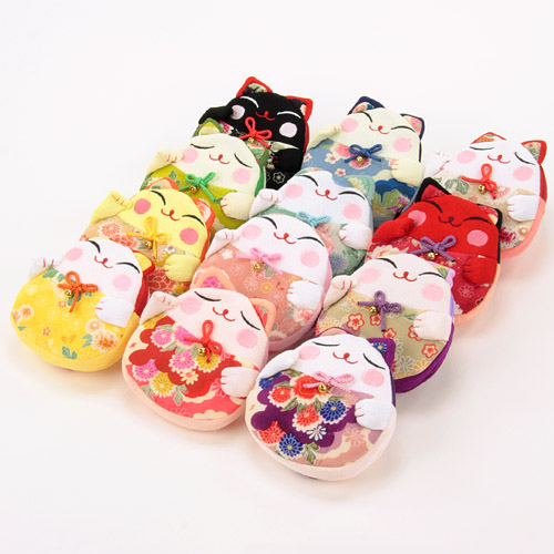 招き猫ポーチ小 - 画像1