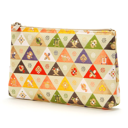 金襴 通帳入れ 鱗宝尽くし