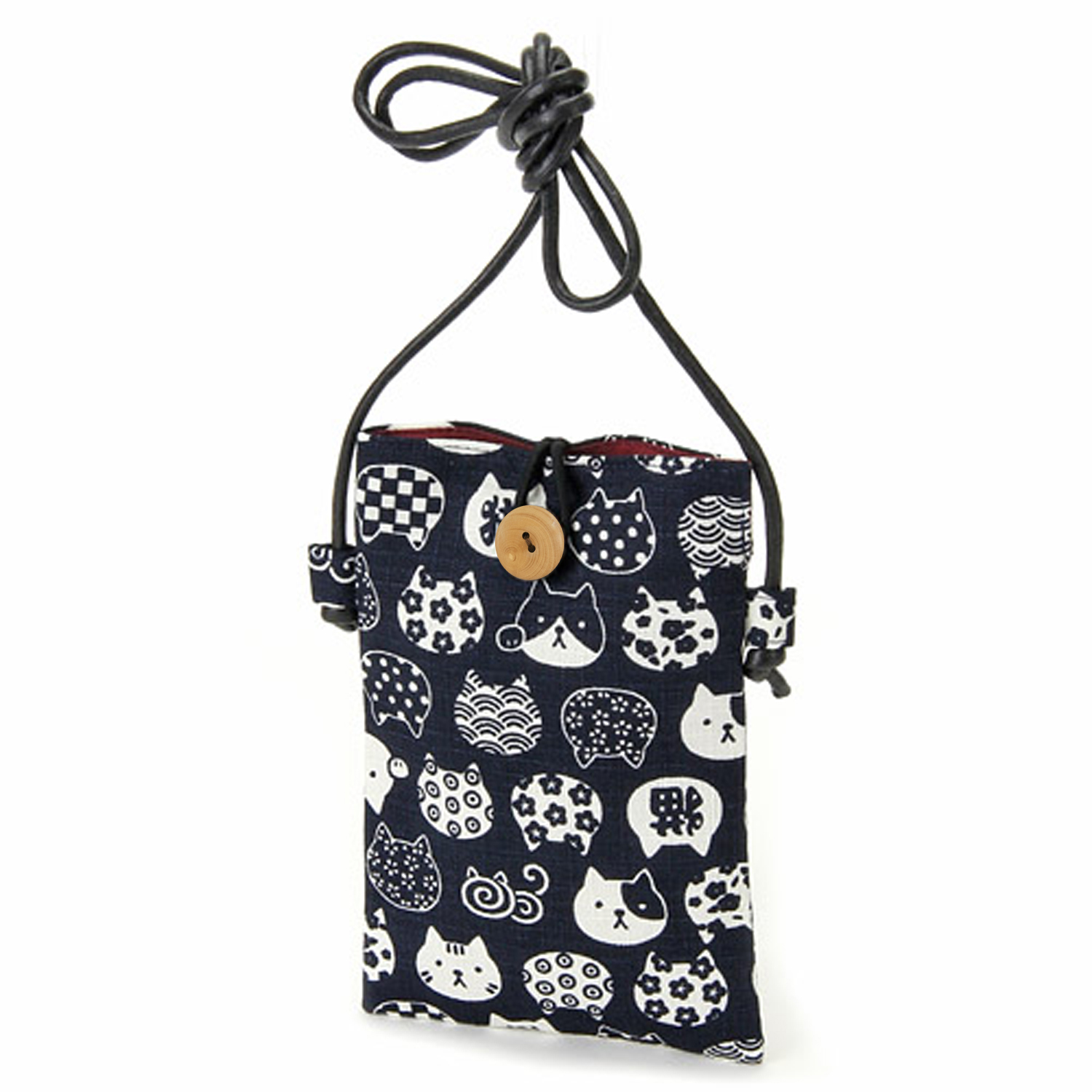 【ボタンカラー順次変更予定】にゃんこもん スマホポーチ - 画像6