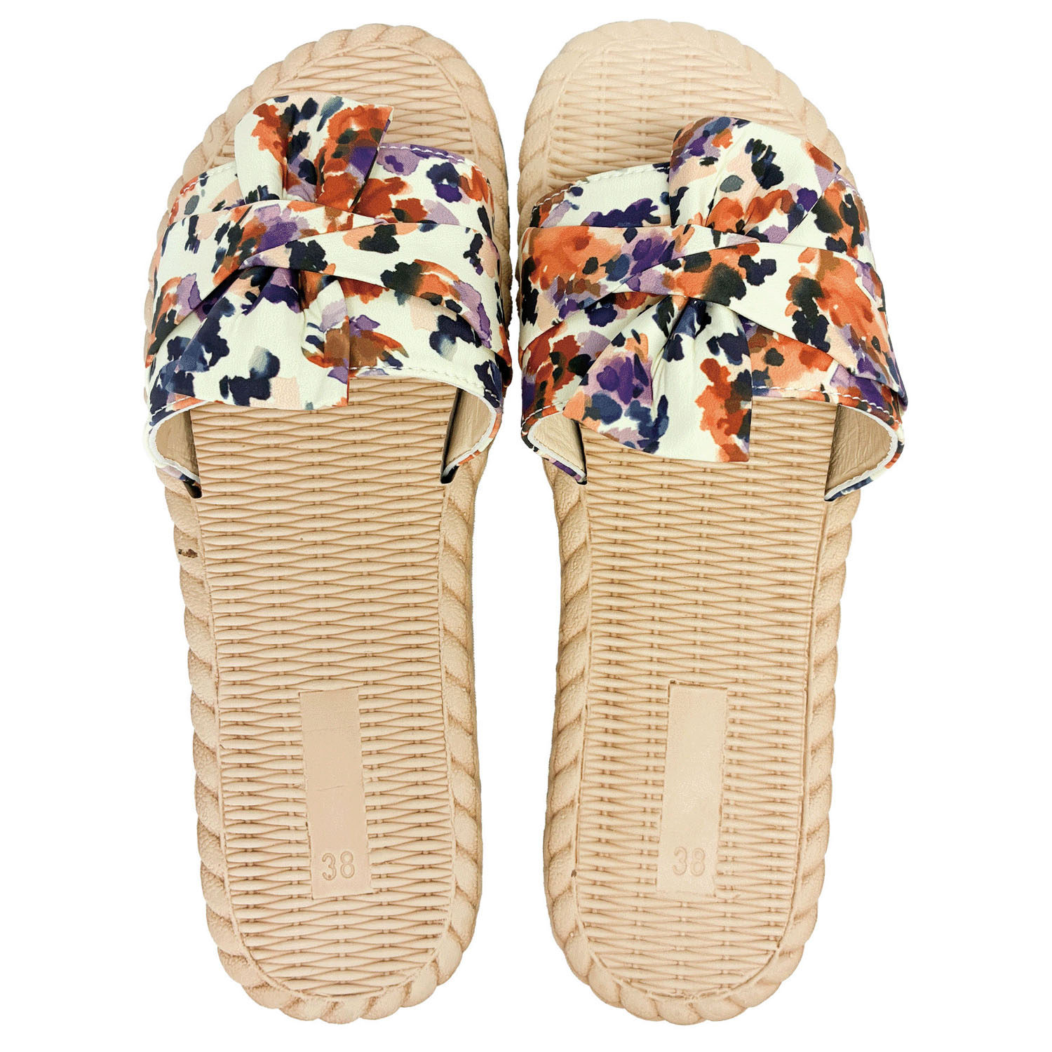 CZ エスパドリーユ風サンダル ノット - 画像2