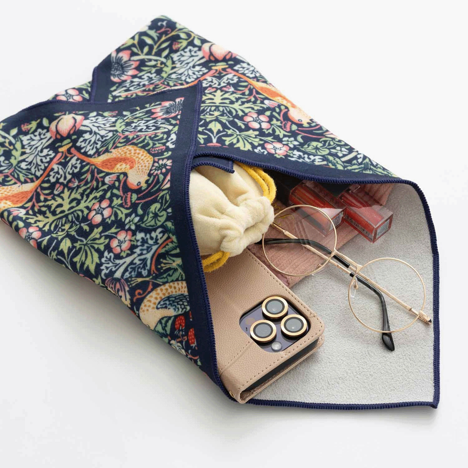 ウイリアムモリス柄 新感覚ラクラク手間なし風呂敷 - 画像11