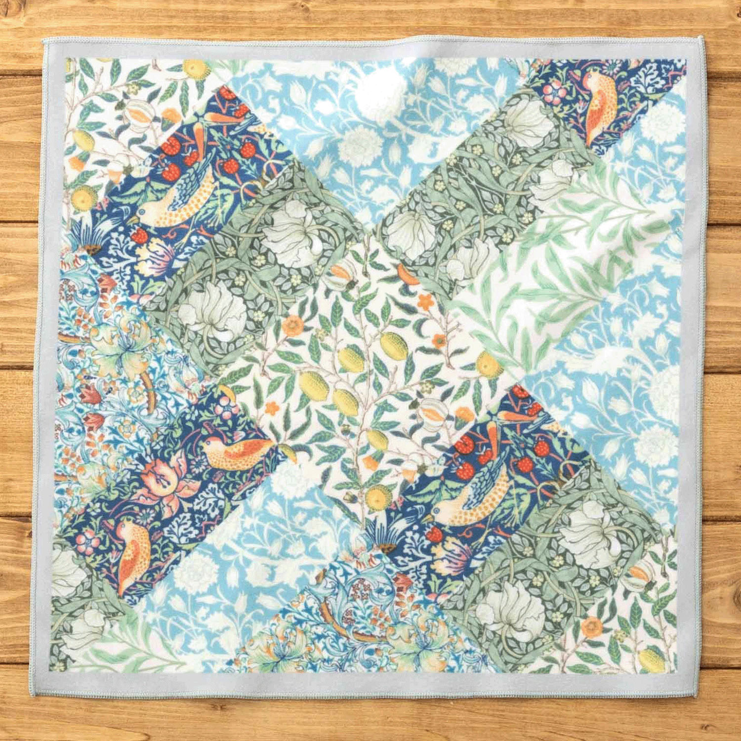 ウイリアムモリス柄 新感覚ラクラク手間なし風呂敷 - 画像5