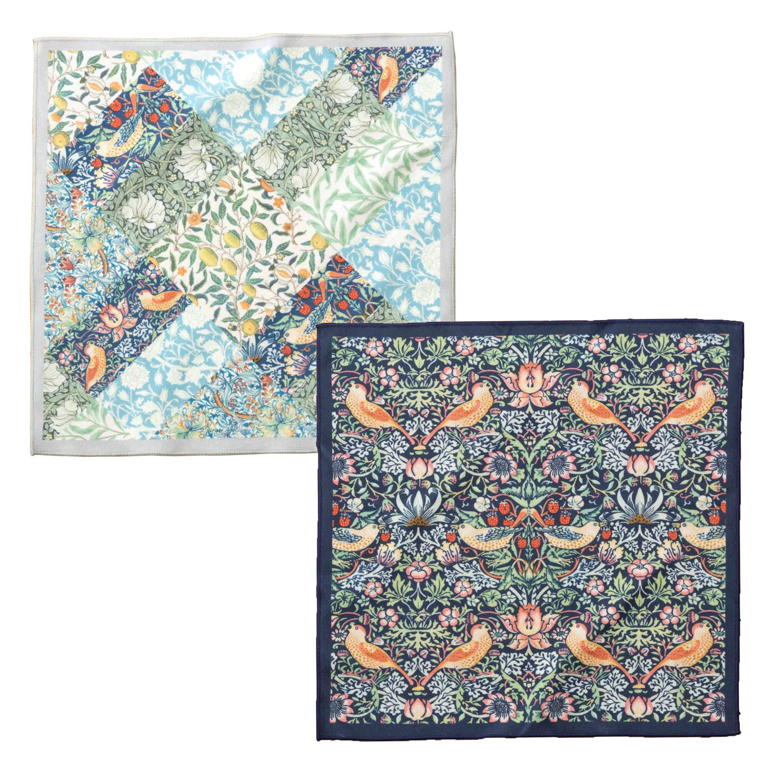 ウイリアムモリス柄 新感覚ラクラク手間なし風呂敷