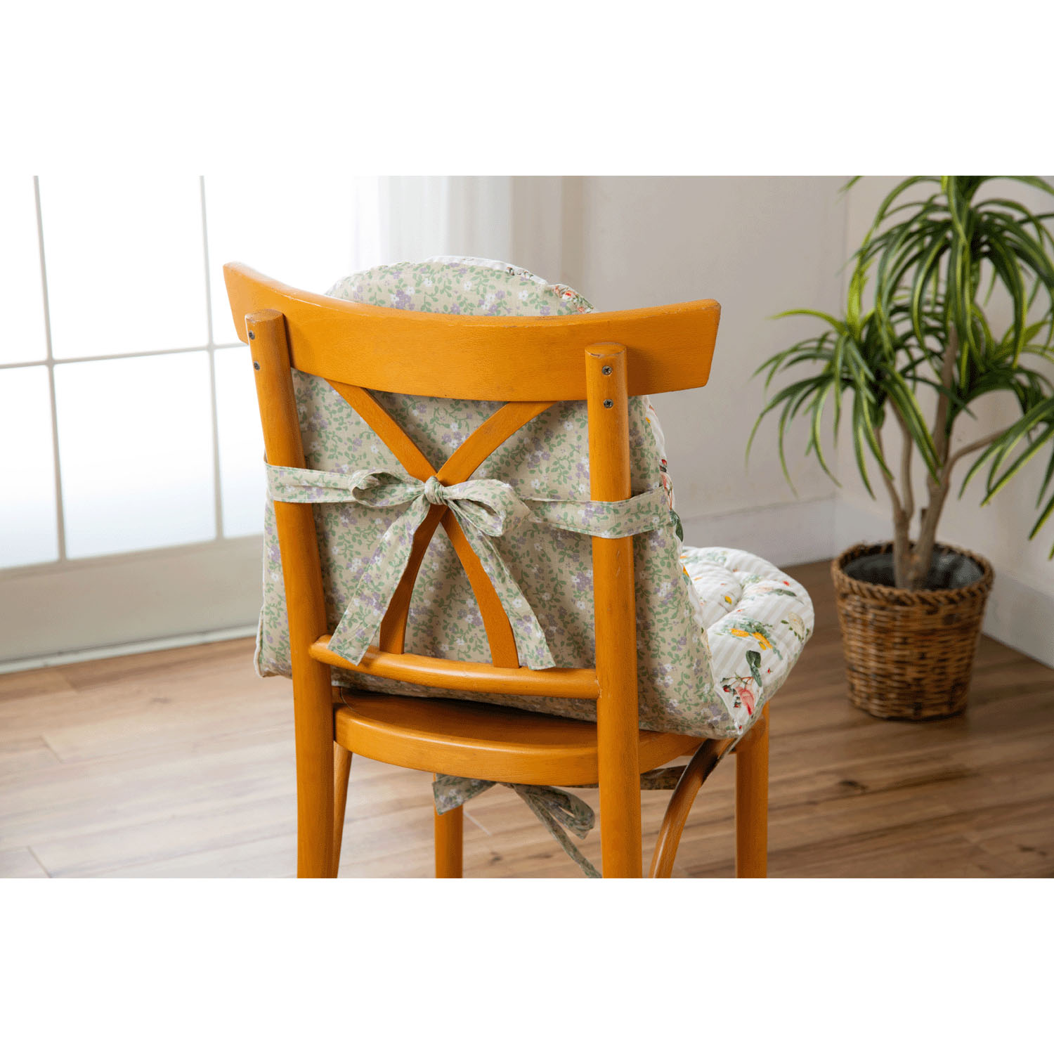 キルトチェアパッド・ ローズガーデン - 画像3