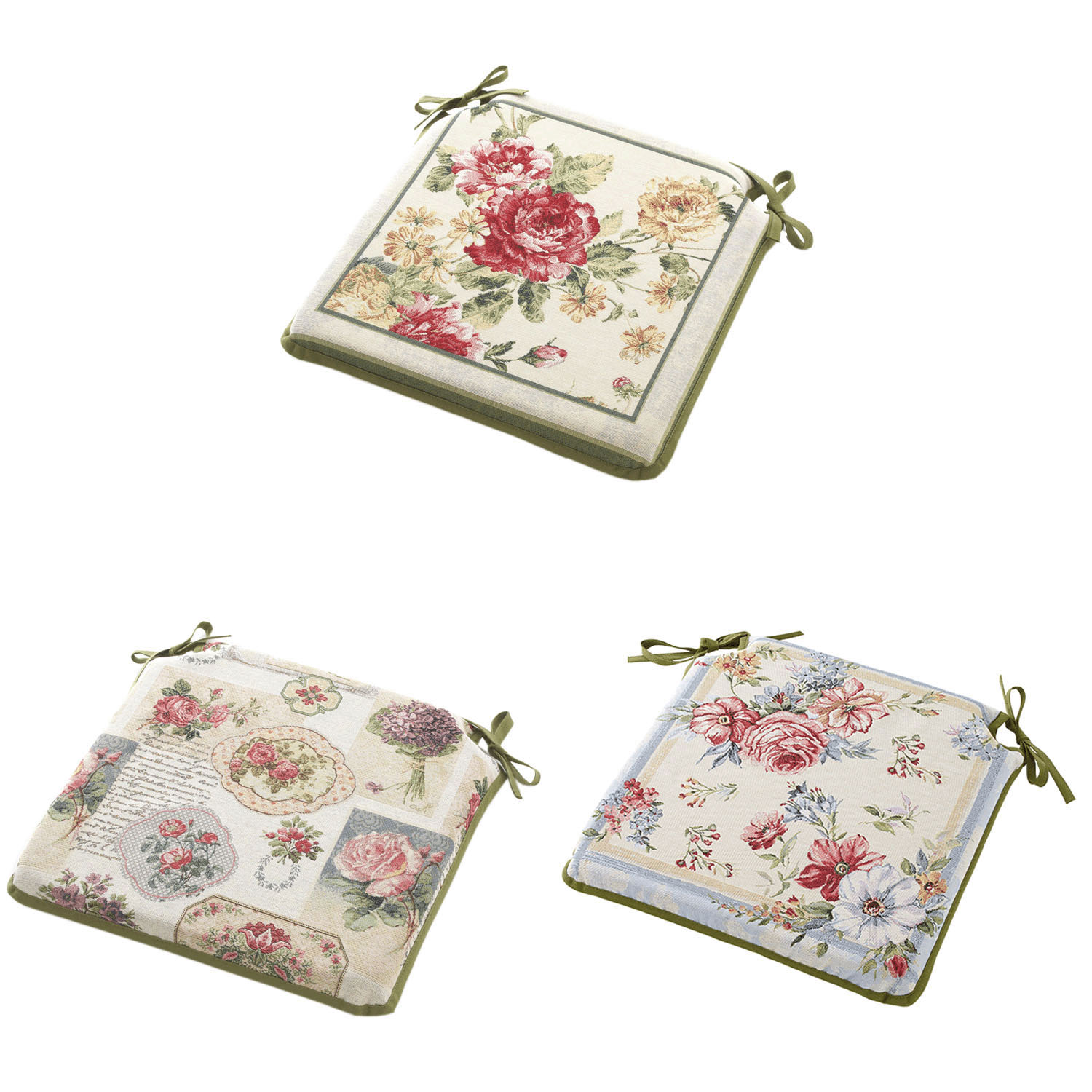 ポルトガル  ジャガード シートクッション