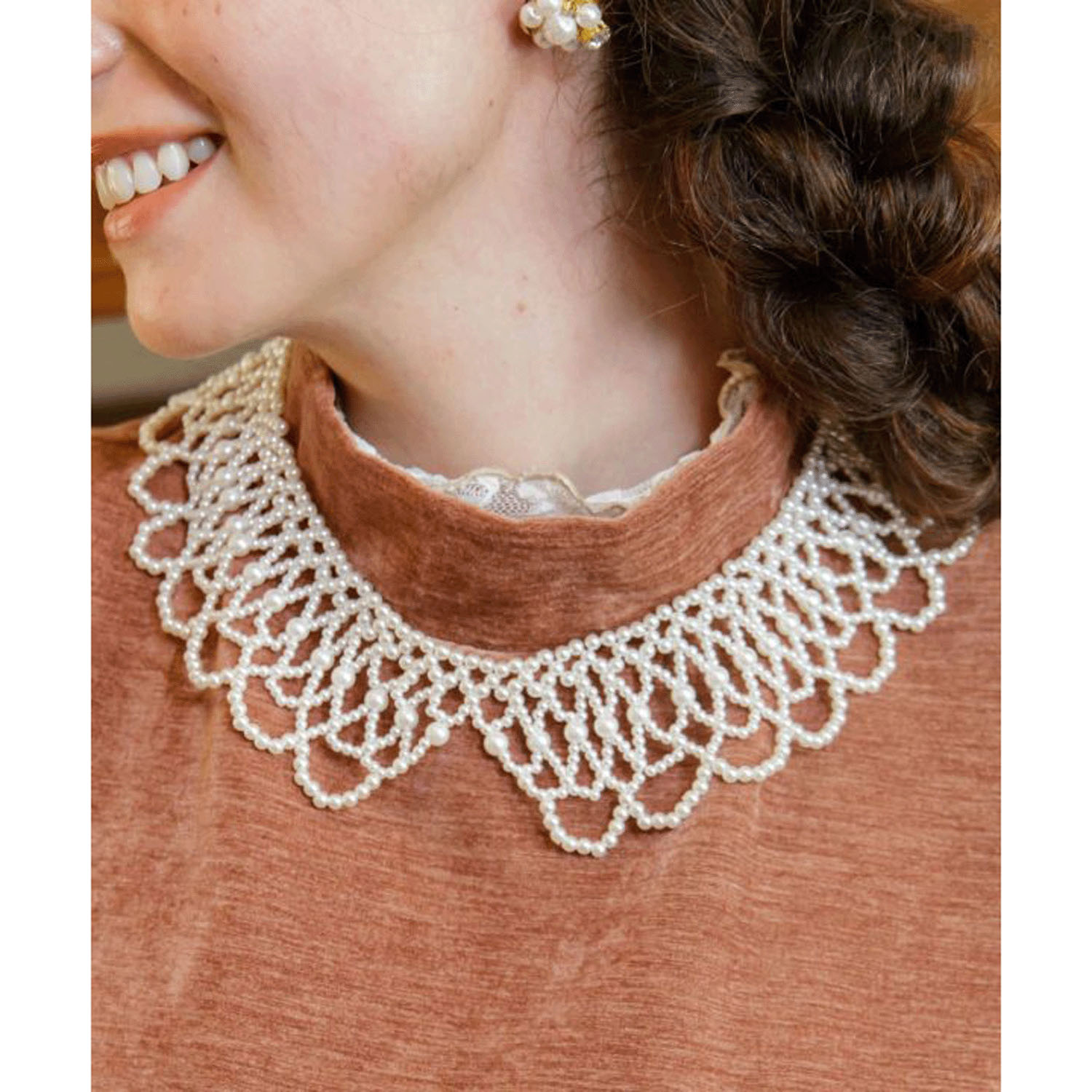 レースネックレス 襟 - 画像11