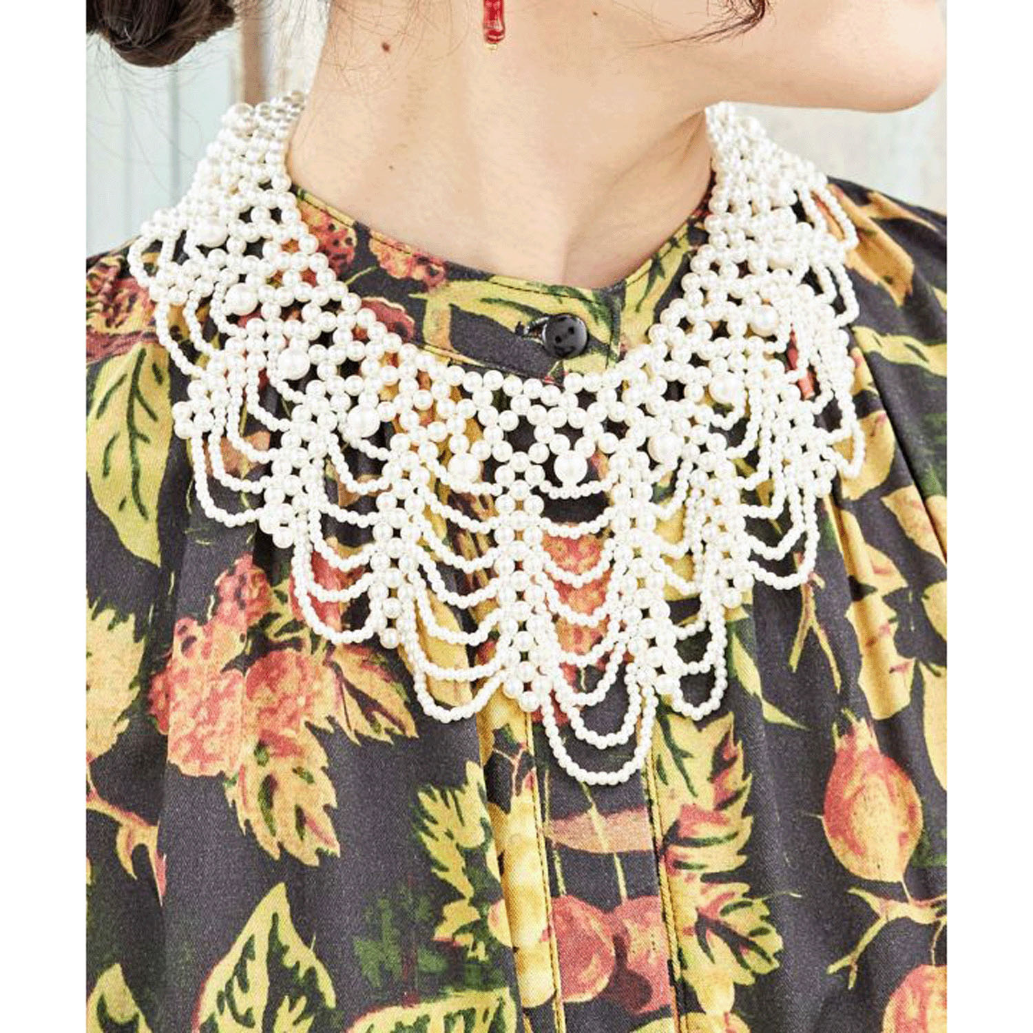 レースネックレス 襟 - 画像5