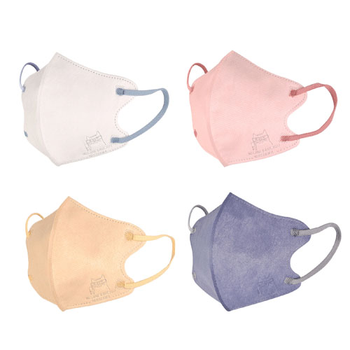 不織布立体マスク ねこまるけ - 画像3