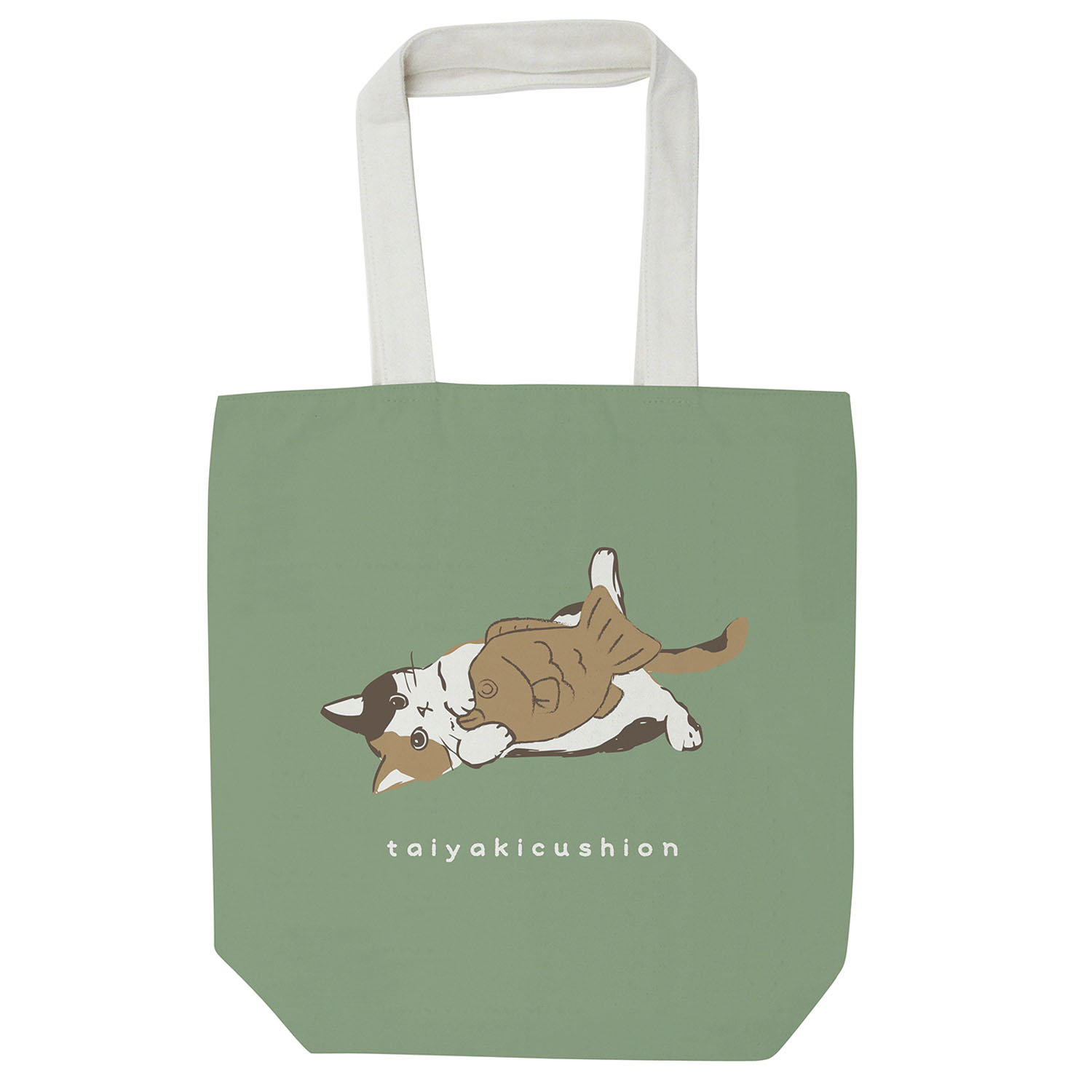 トートバッグ くるみとたいやき - 画像1