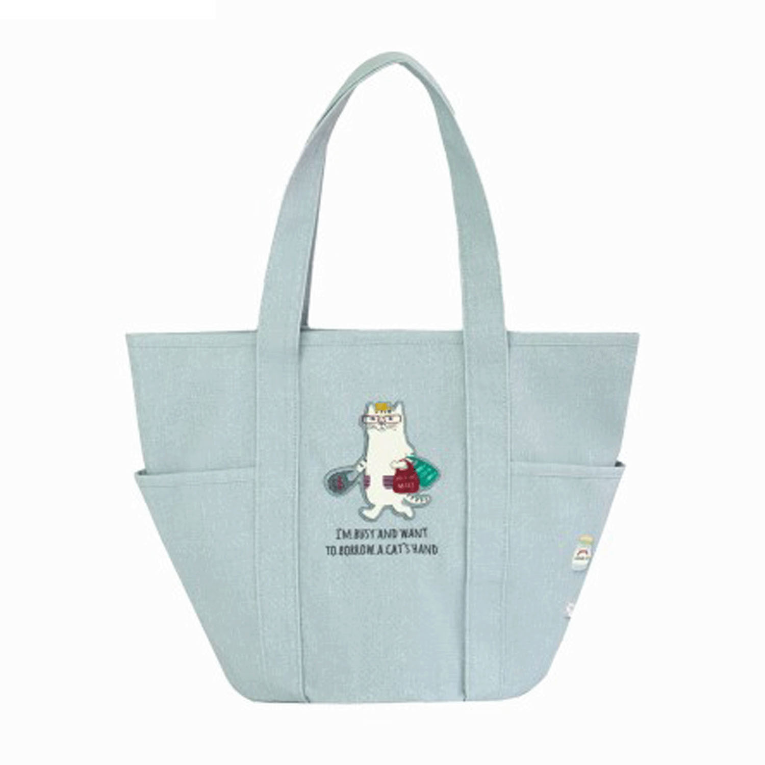 バケツバッグ ショッピングネコまるけ - 画像1