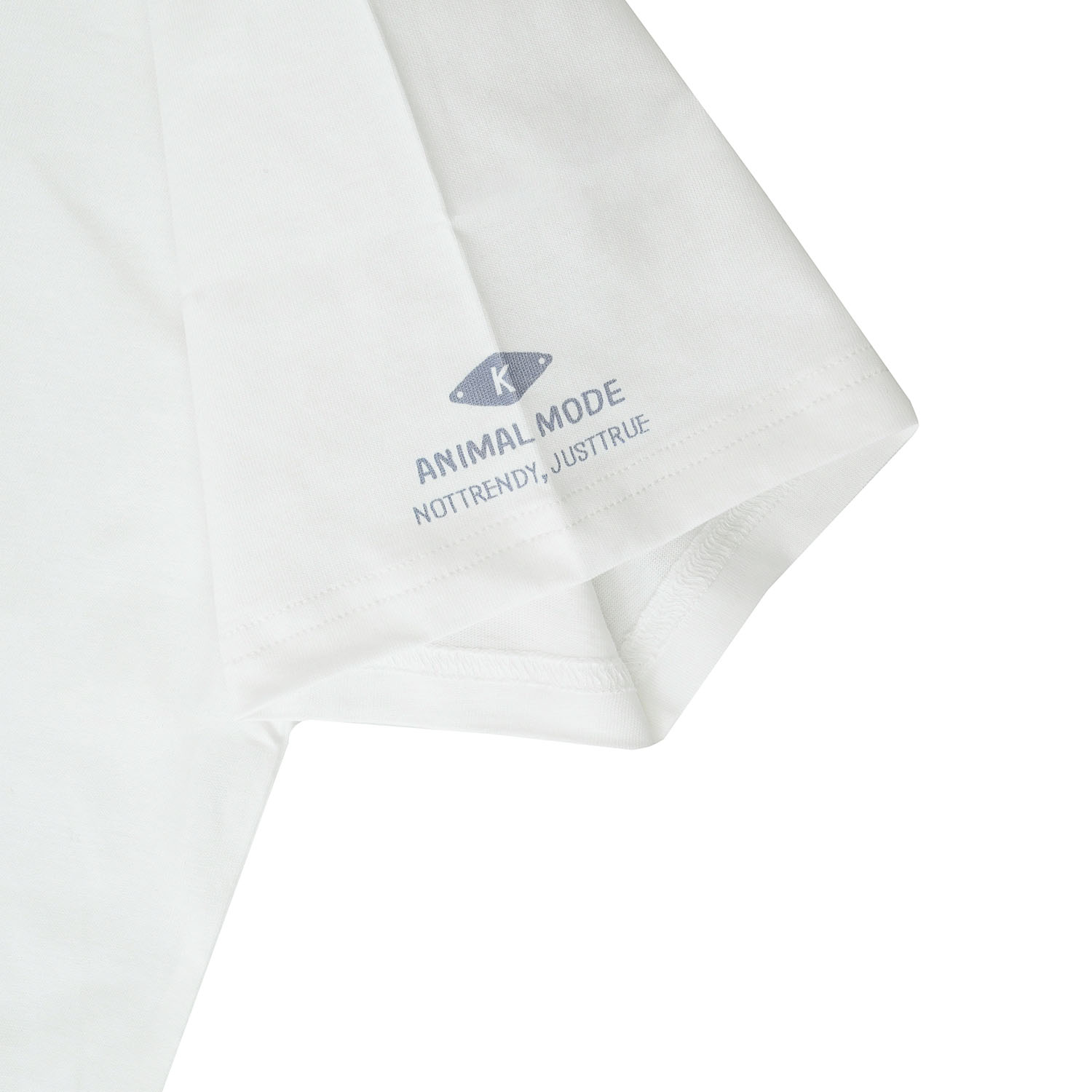 接触冷感 オフホワイトTシャツ パウロ柄 - 画像3