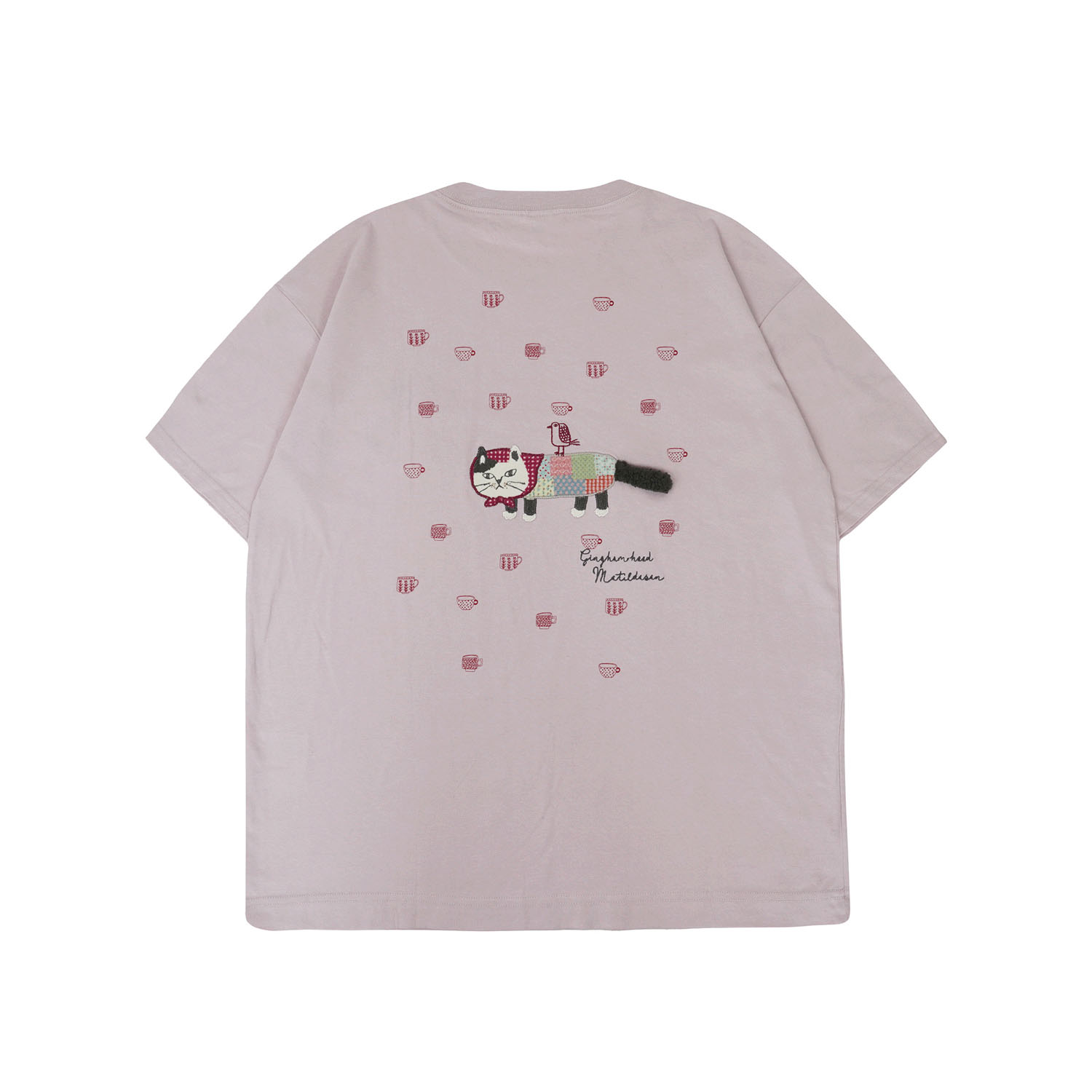 アップリケ＆刺繍Tシャツ マチルダさん柄 - 画像5