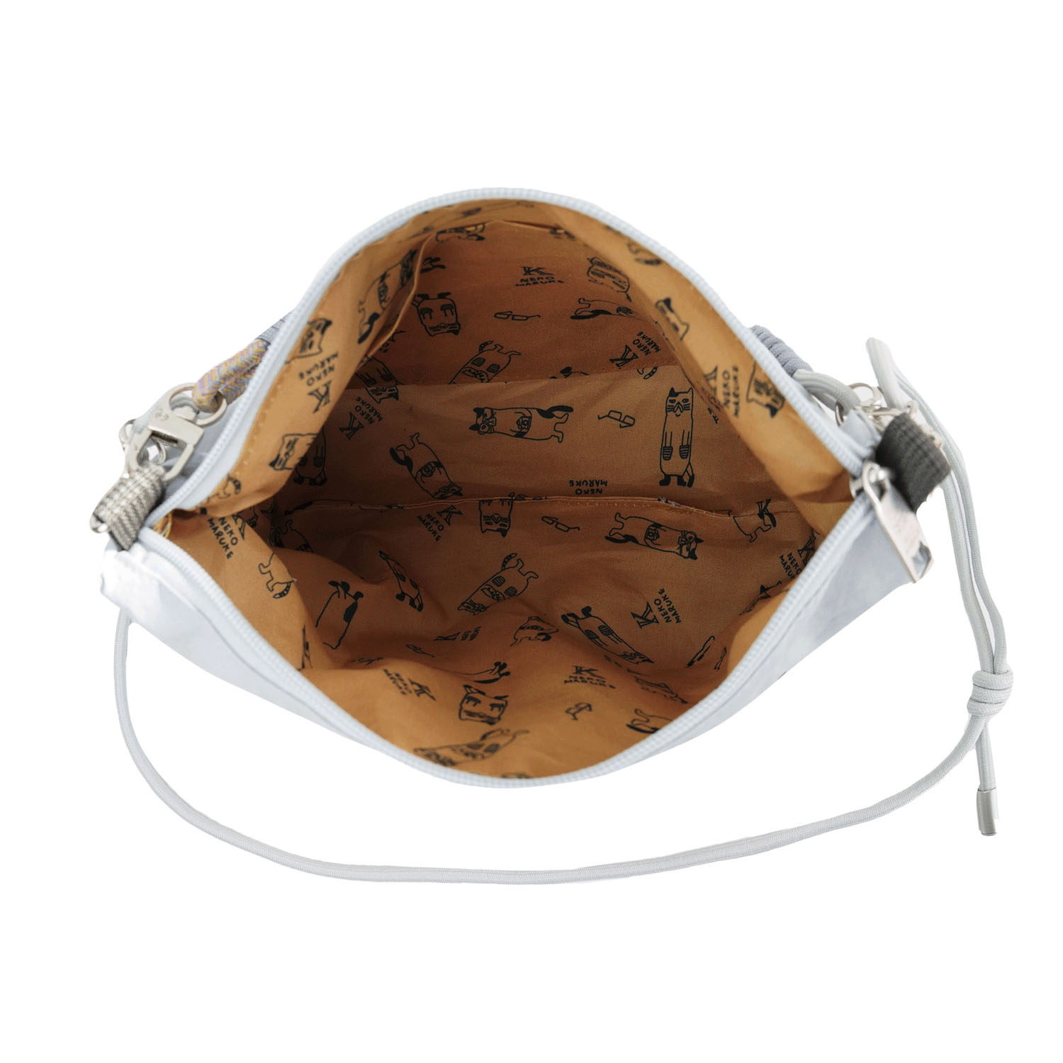 パラコートポシェット ネコまるけ柄 - 画像3