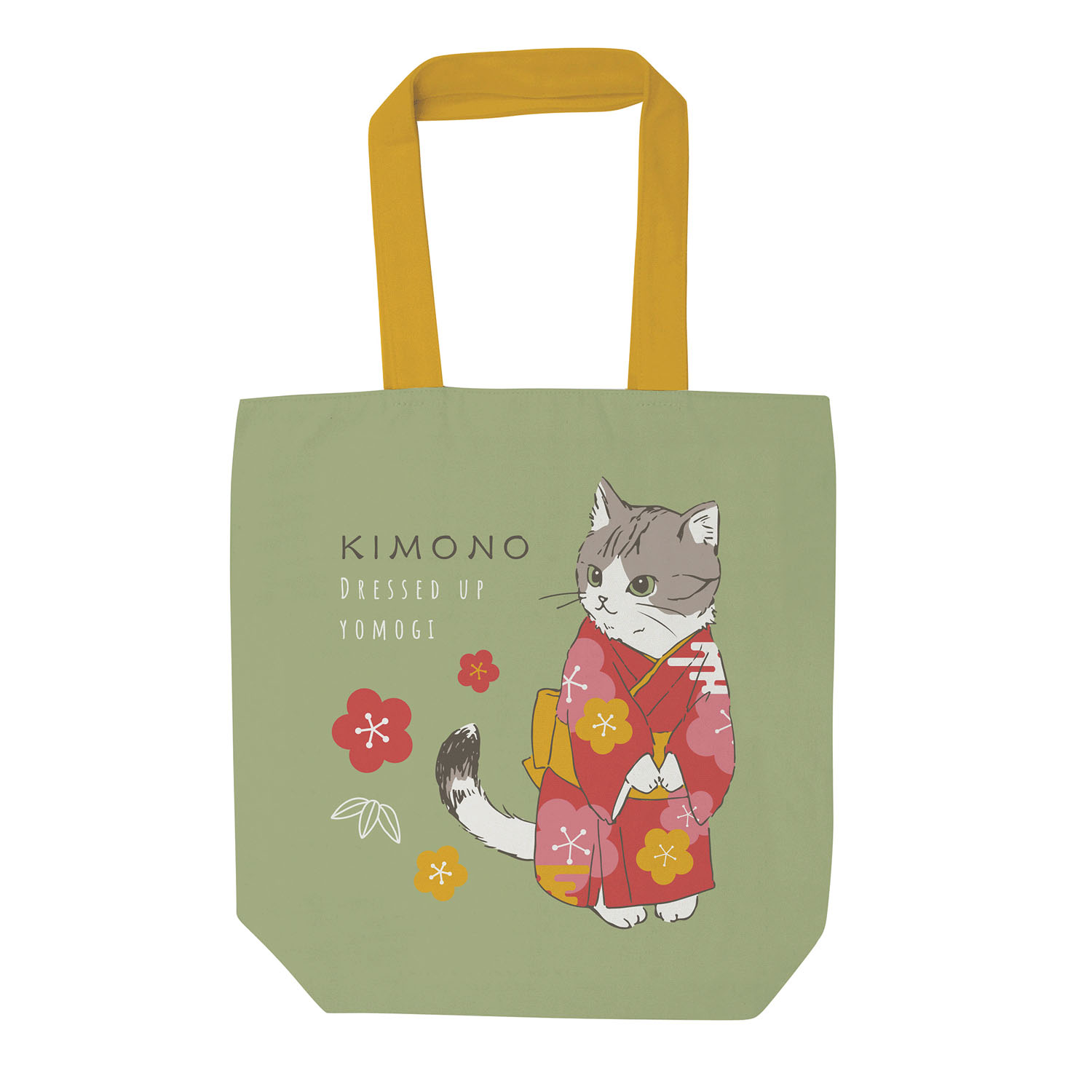 トートバッグ よもぎと着物 - 画像1