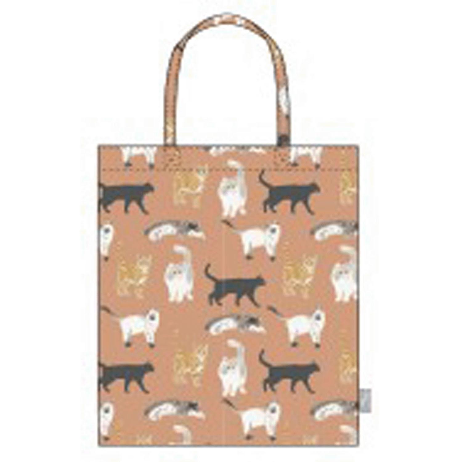 マチなしトートバッグ メニーキャット オレンジ - 画像1