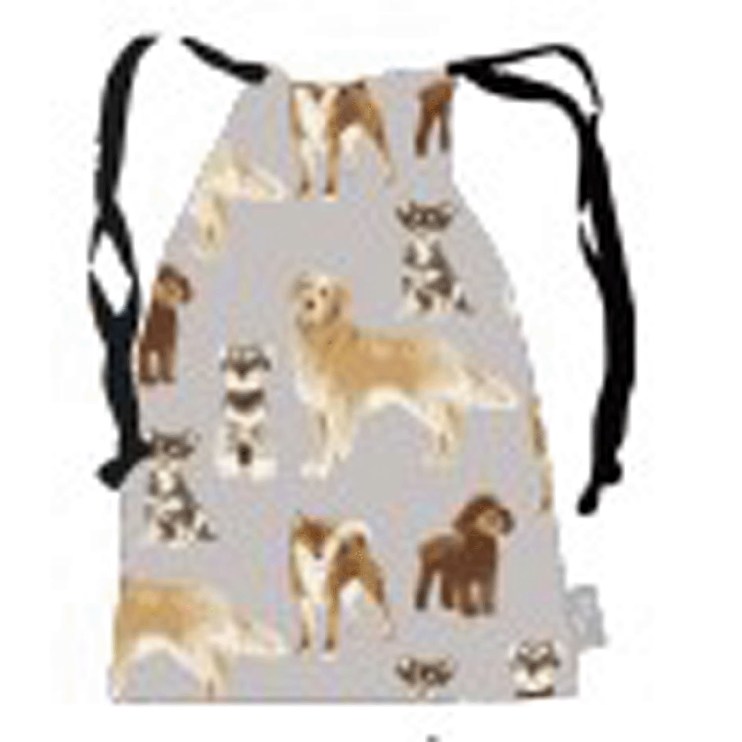 トリドリギャラリー 巾着 メニードッグ グレイ - 画像1