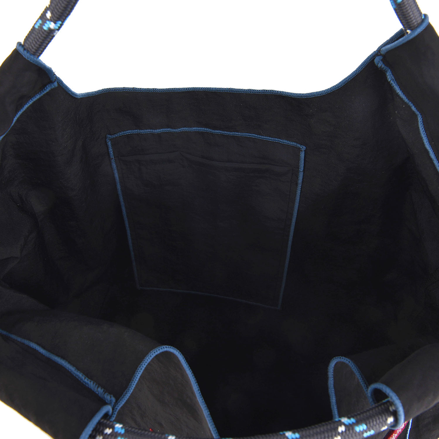 撥水加工刺繍ワッシャーバッグ M ネコまるけ柄 - 画像8