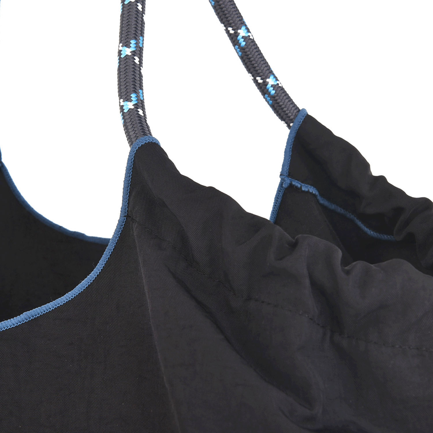 撥水加工刺繍ワッシャーバッグ L ネコまるけ柄 - 画像7