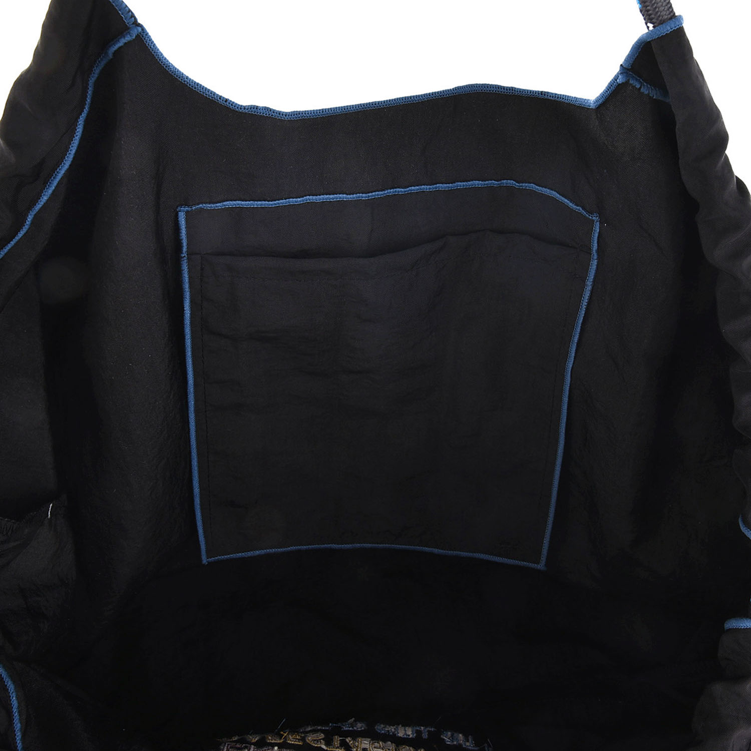 撥水加工刺繍ワッシャーバッグ L ネコまるけ柄 - 画像8