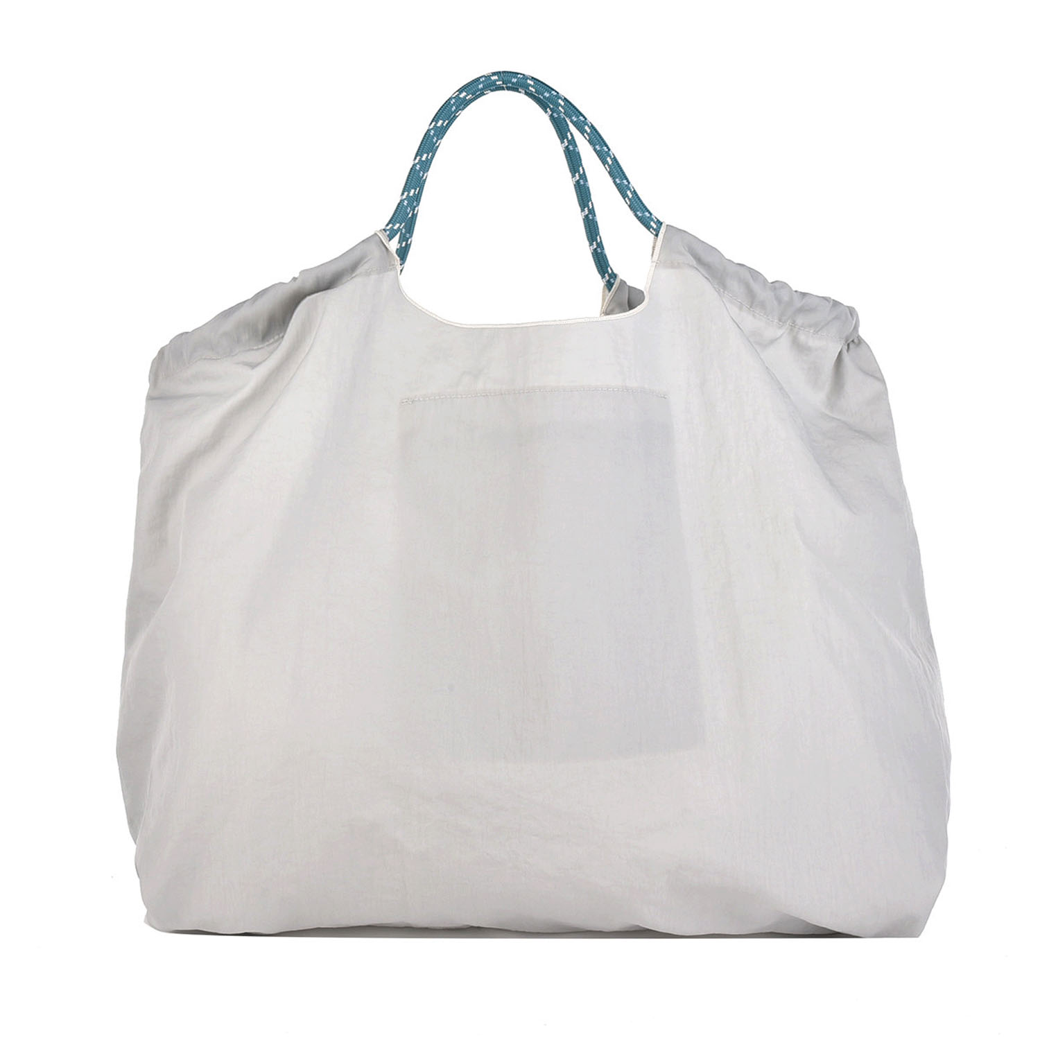 【オフホワイト：取り扱い終了】撥水加工刺繍ワッシャーバッグ L マチルダさん柄 - 画像4