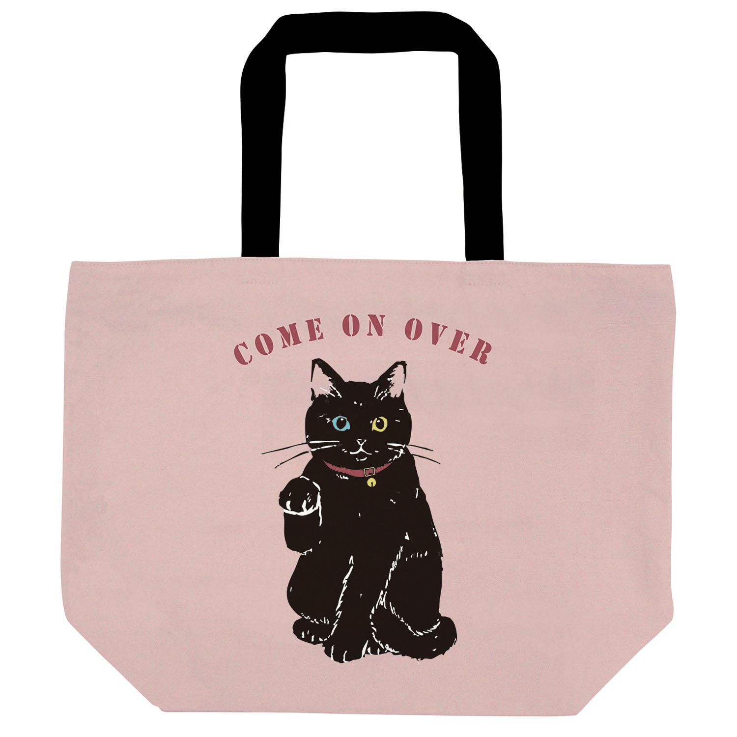 横型トートバッグ レオン招き - 画像1