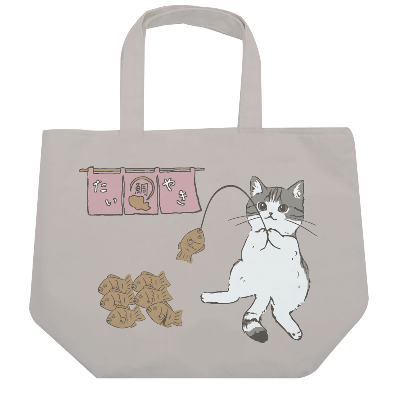 保冷トートバッグ よもぎとたいやきBE